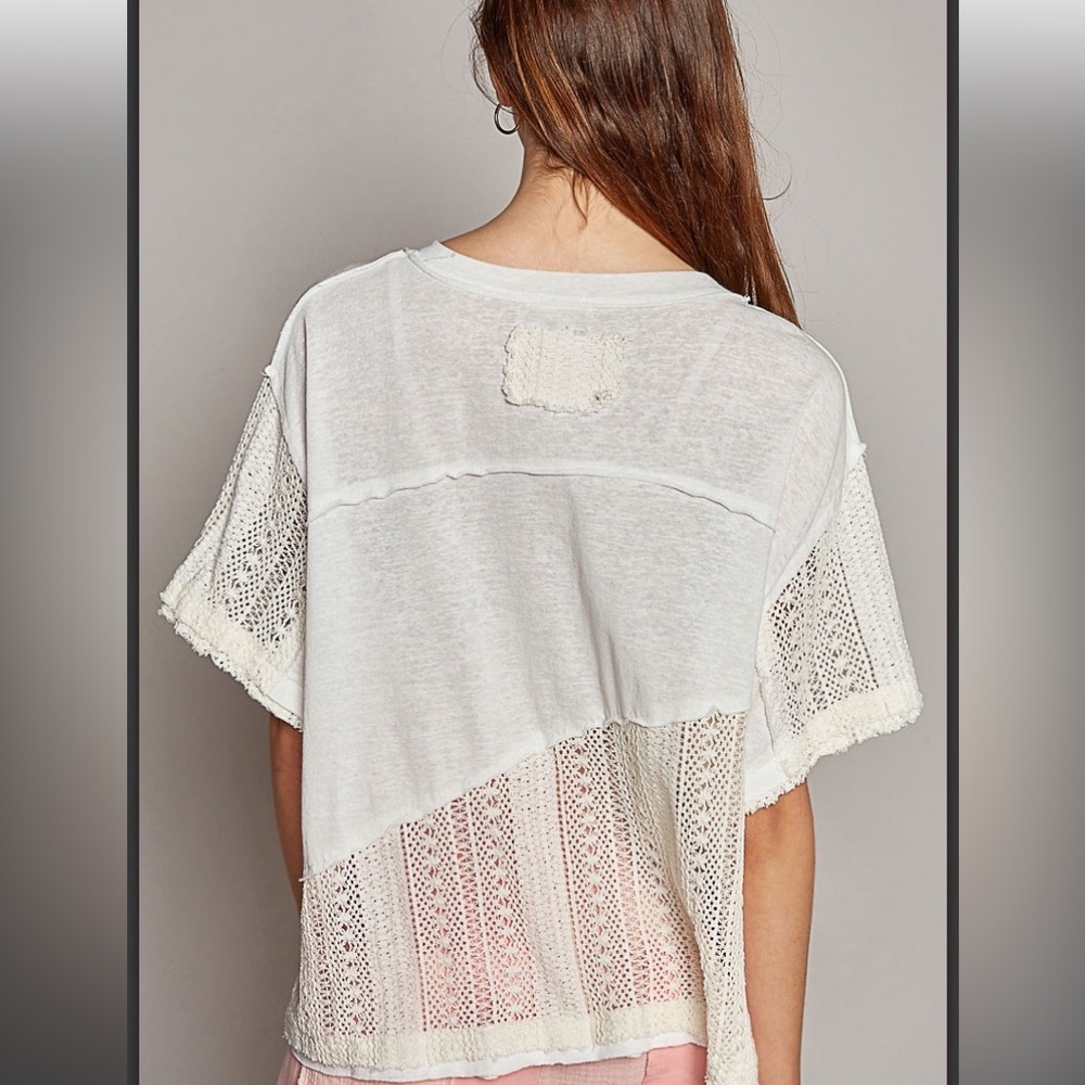 53 ❤️POL crochet peace top - Picture 4 of 6